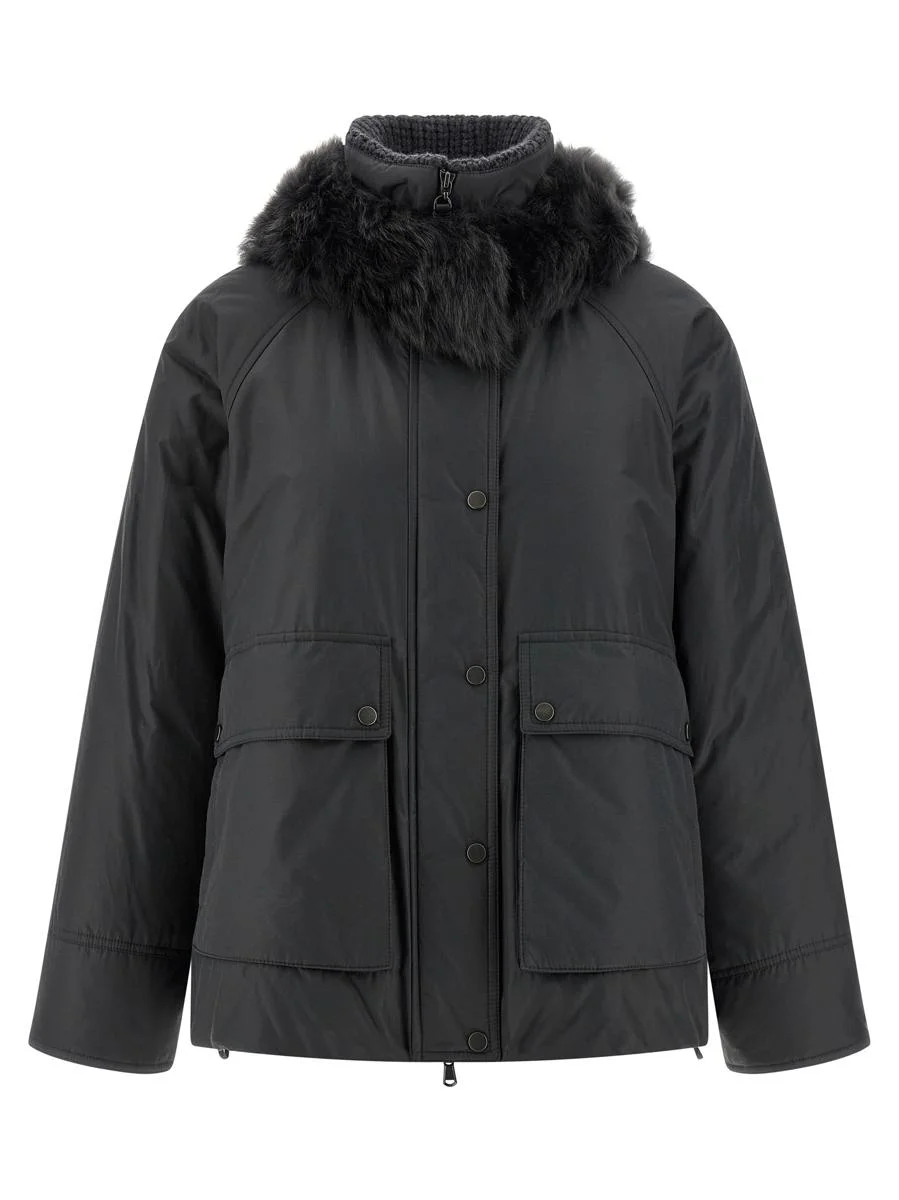 Brunello Cucinelli Cashmere Neck Down Jacket - 1