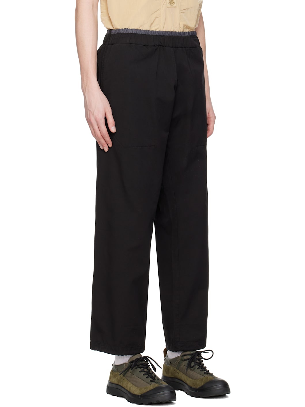 Black Way Soft Cotton Track Pants - 2