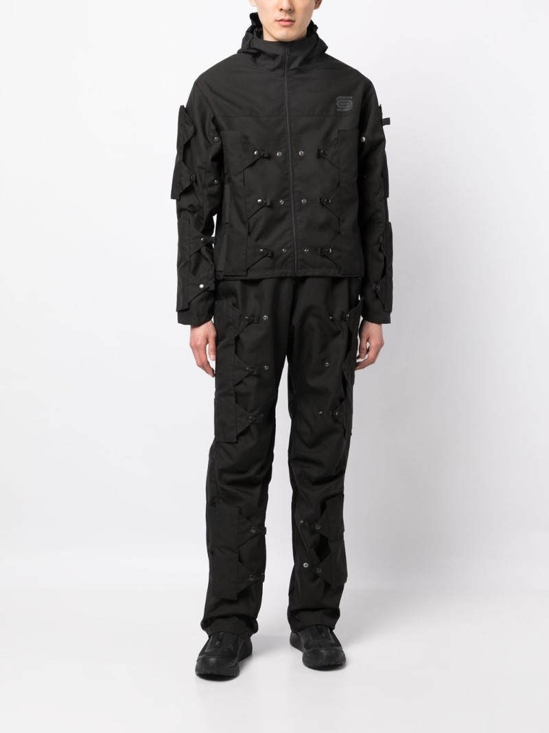 OLLY SHINDER Crocodile Shell hooded jacket outlook