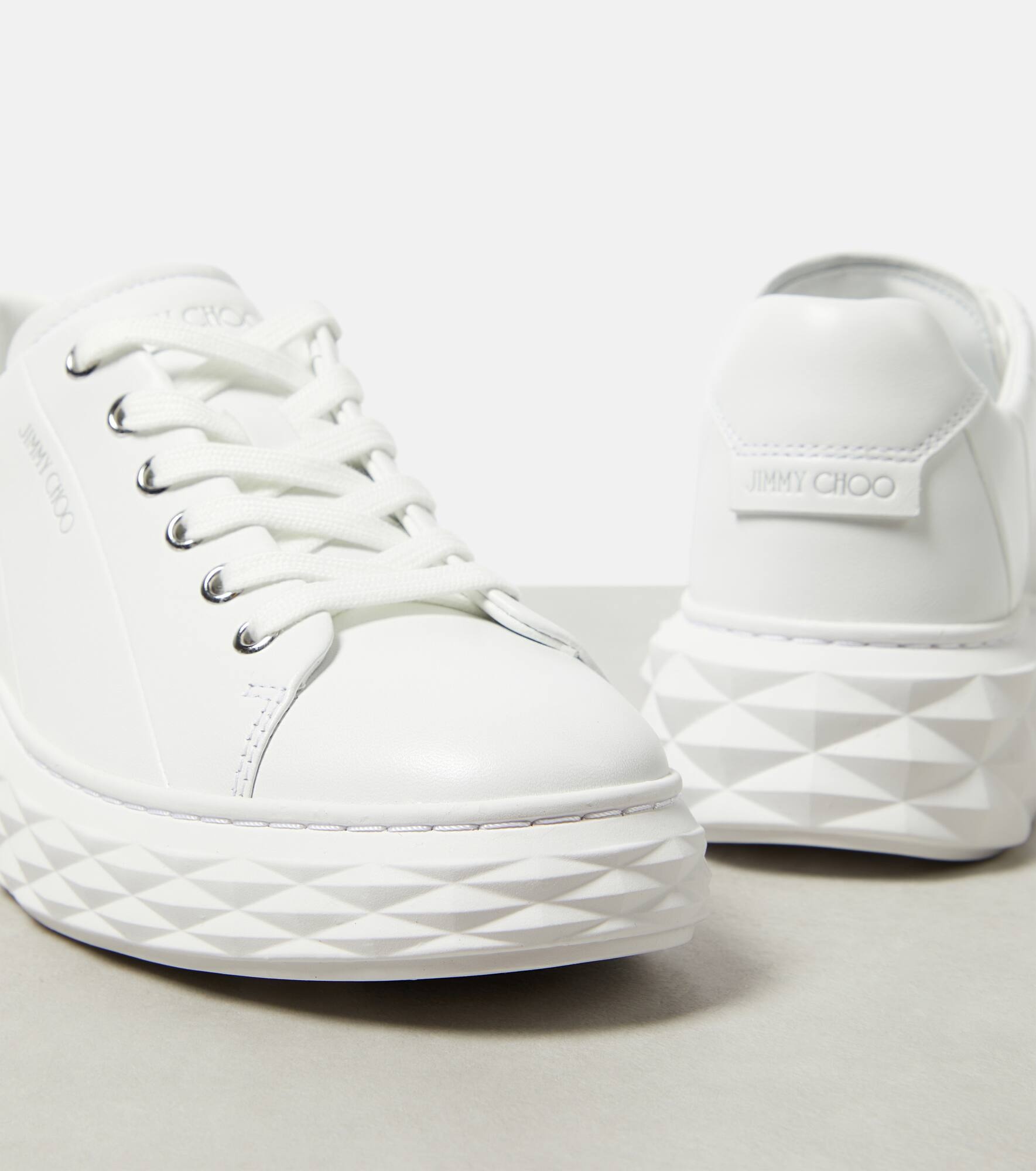 Diamond Light Maxi/ F leather sneakers - 5