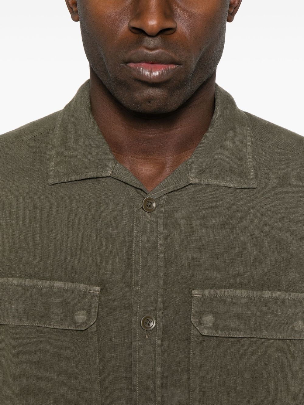 linen shirt jacket - 5