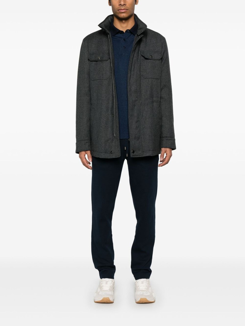 Canali wool shirt jacket outlook