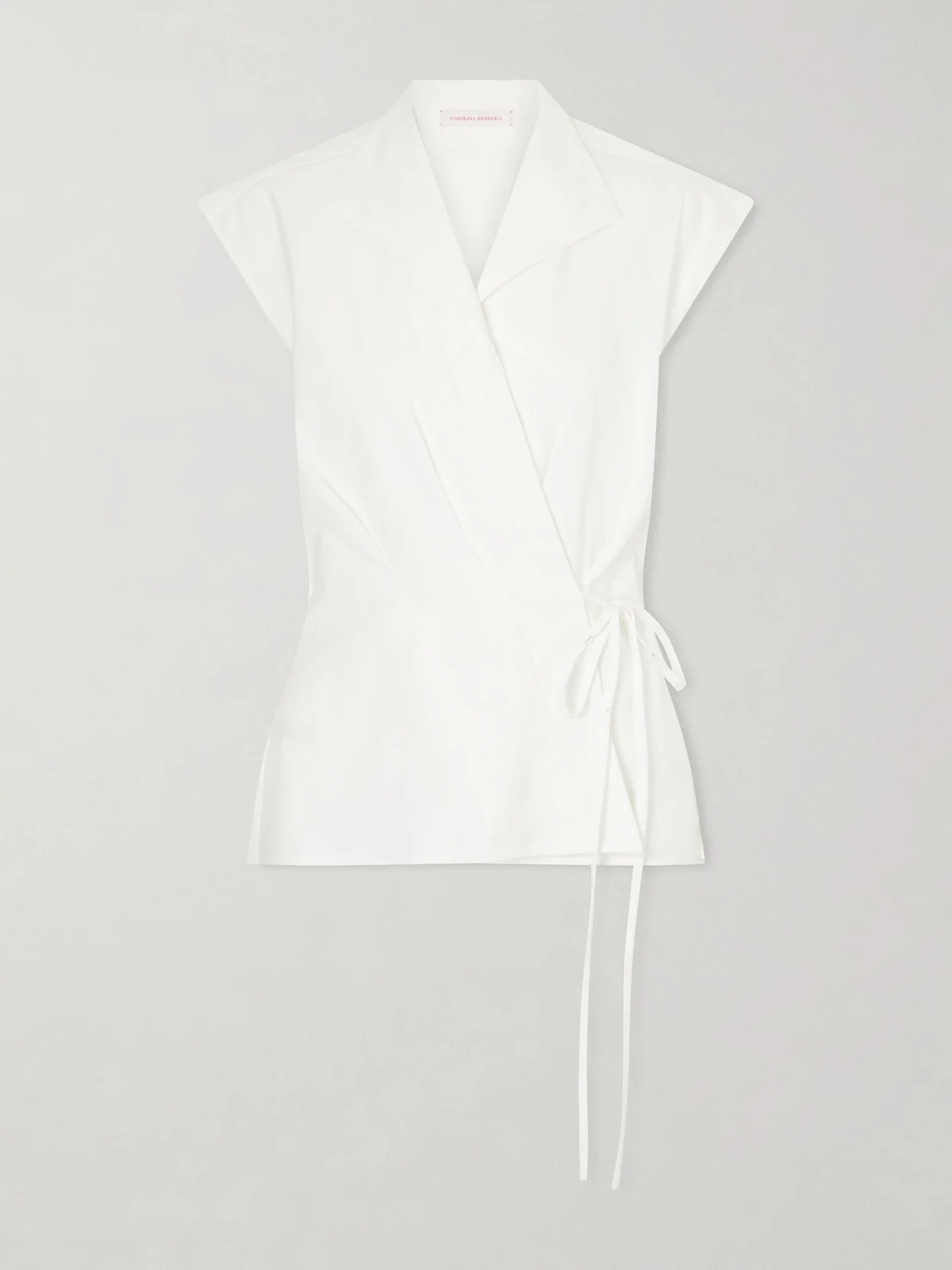 Wrap Cotton-blend Shirt - 1