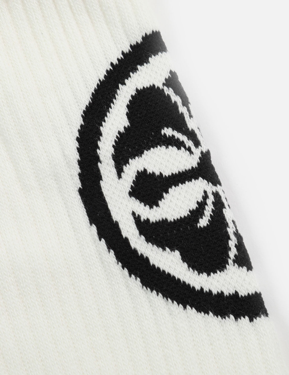 KAMON AND SLOGAN JACQUARD LONG SOCKS - 2