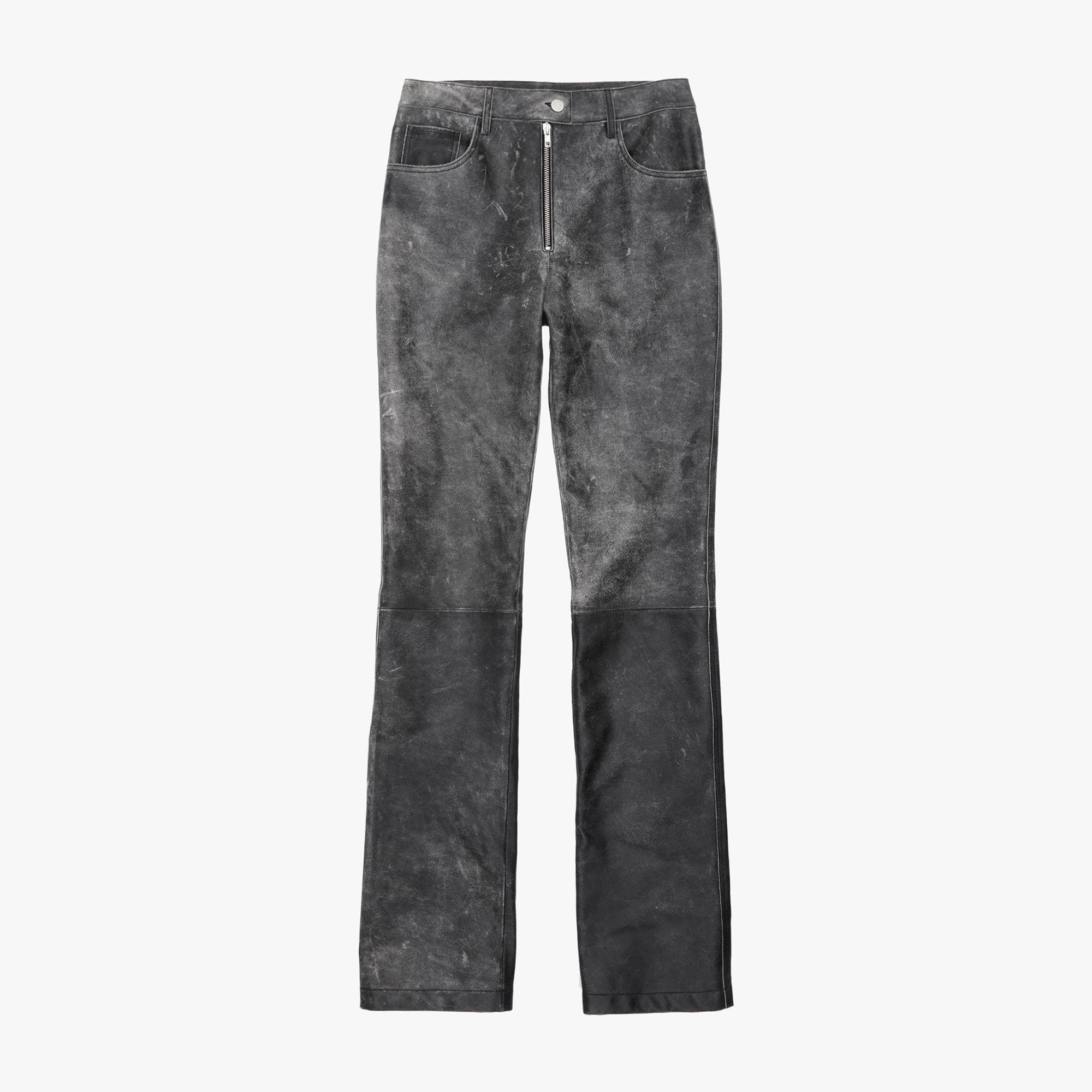 LEATHER 5-POCKET PANT - 1