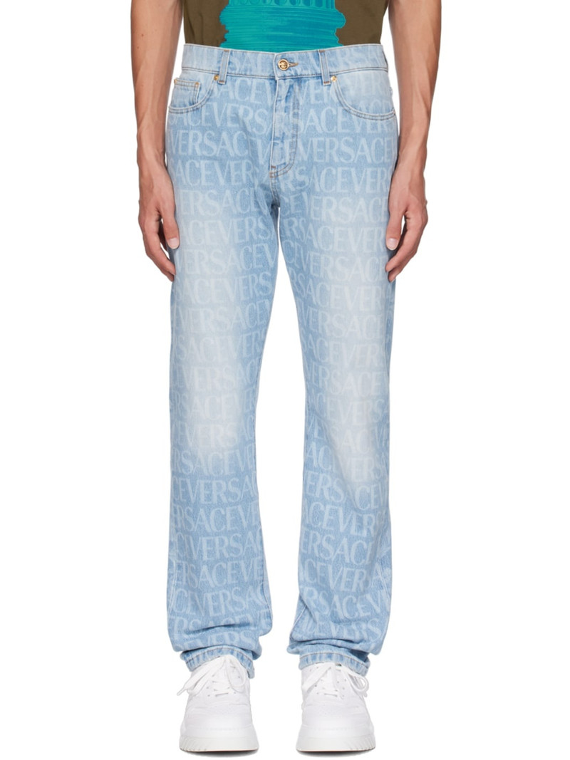 Blue Allover Jeans - 1