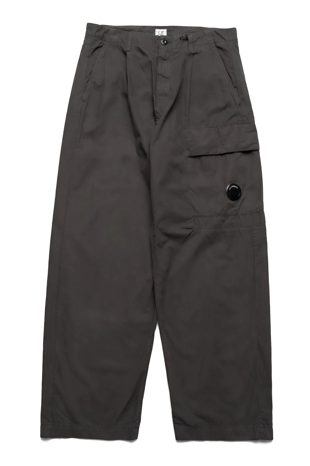 Cargo Pant In Microreps Boxy Pleats - Raven - 1