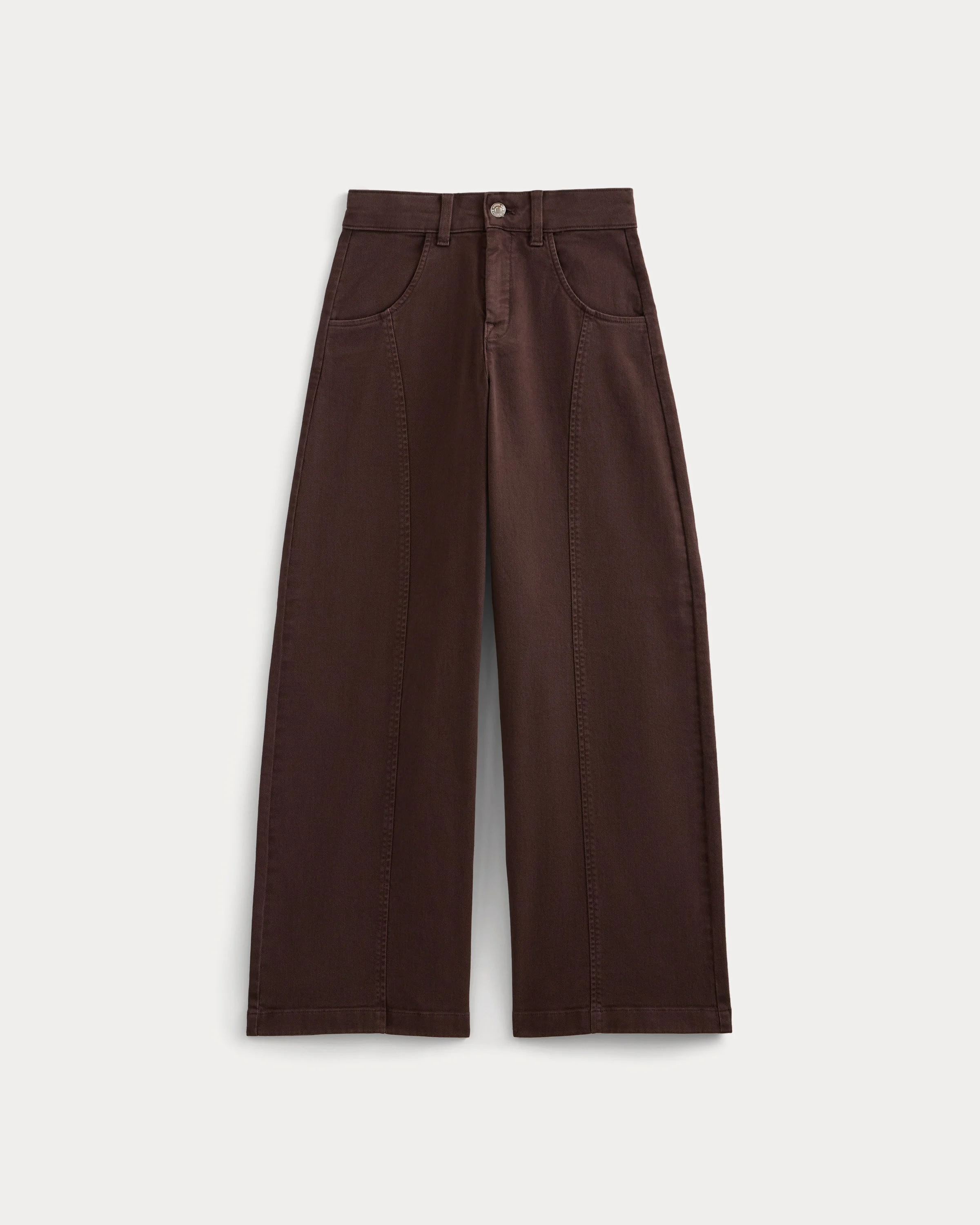 UTILITY SEAMED WIDE-LEG PANT - 1