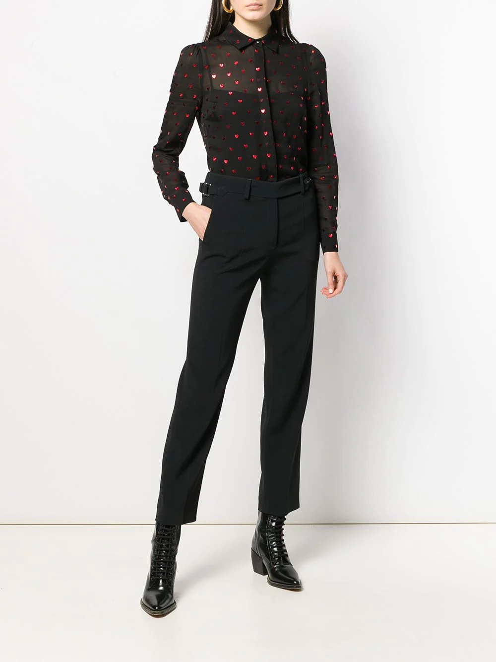 straight-leg tailored trousers - 2