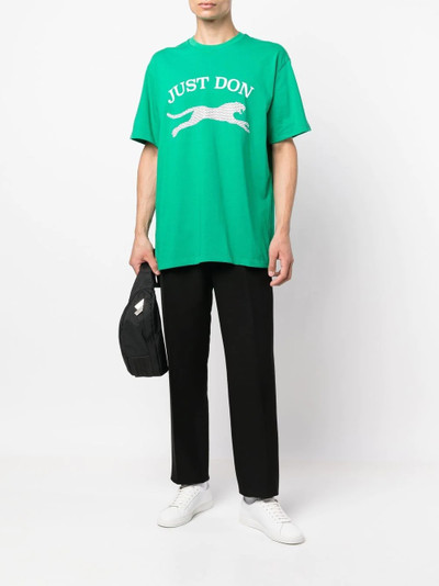 Just Don logo-print cotton T-shirt outlook