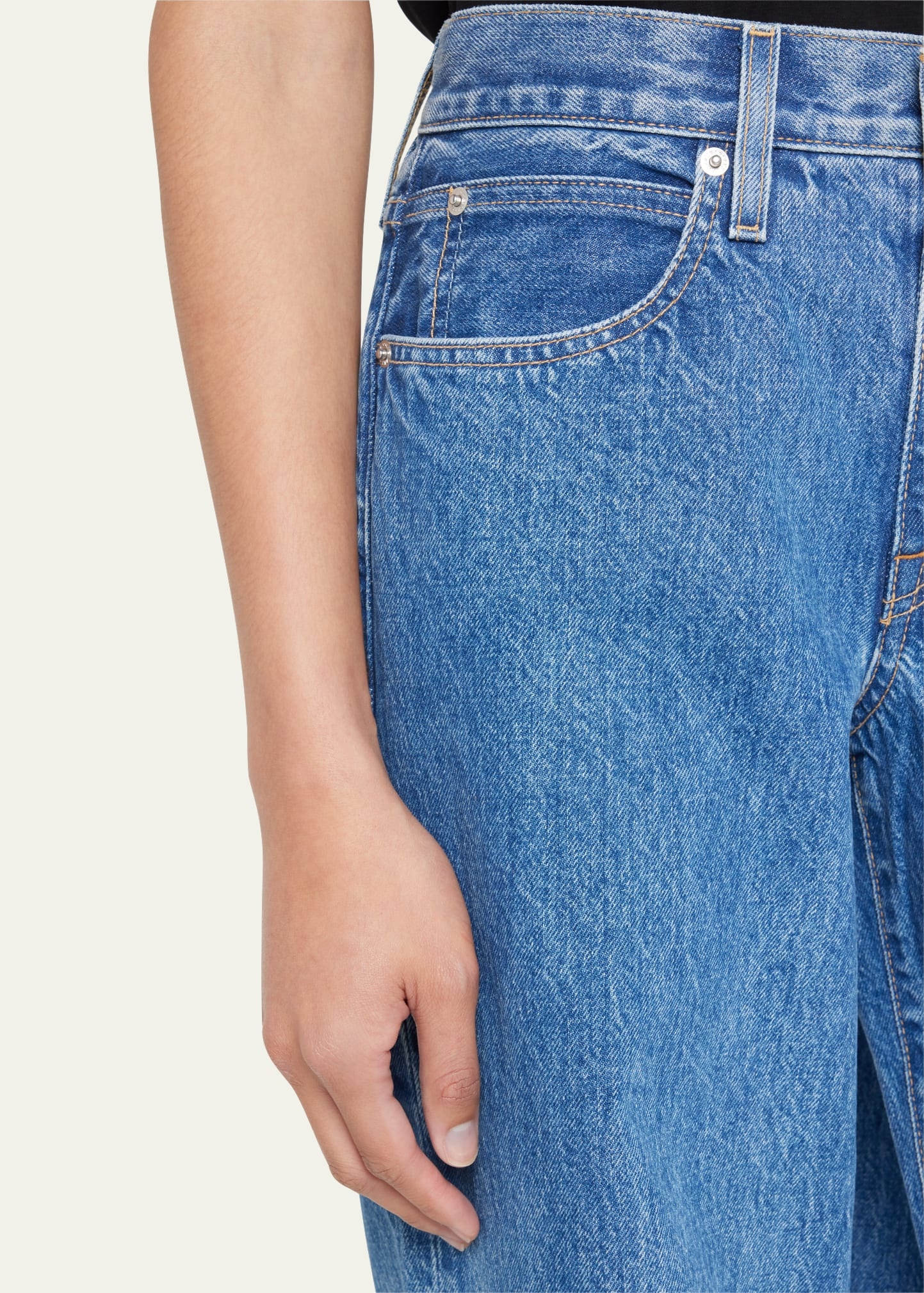 Mica Low-Rise Wide Relaxed Jeans - 5