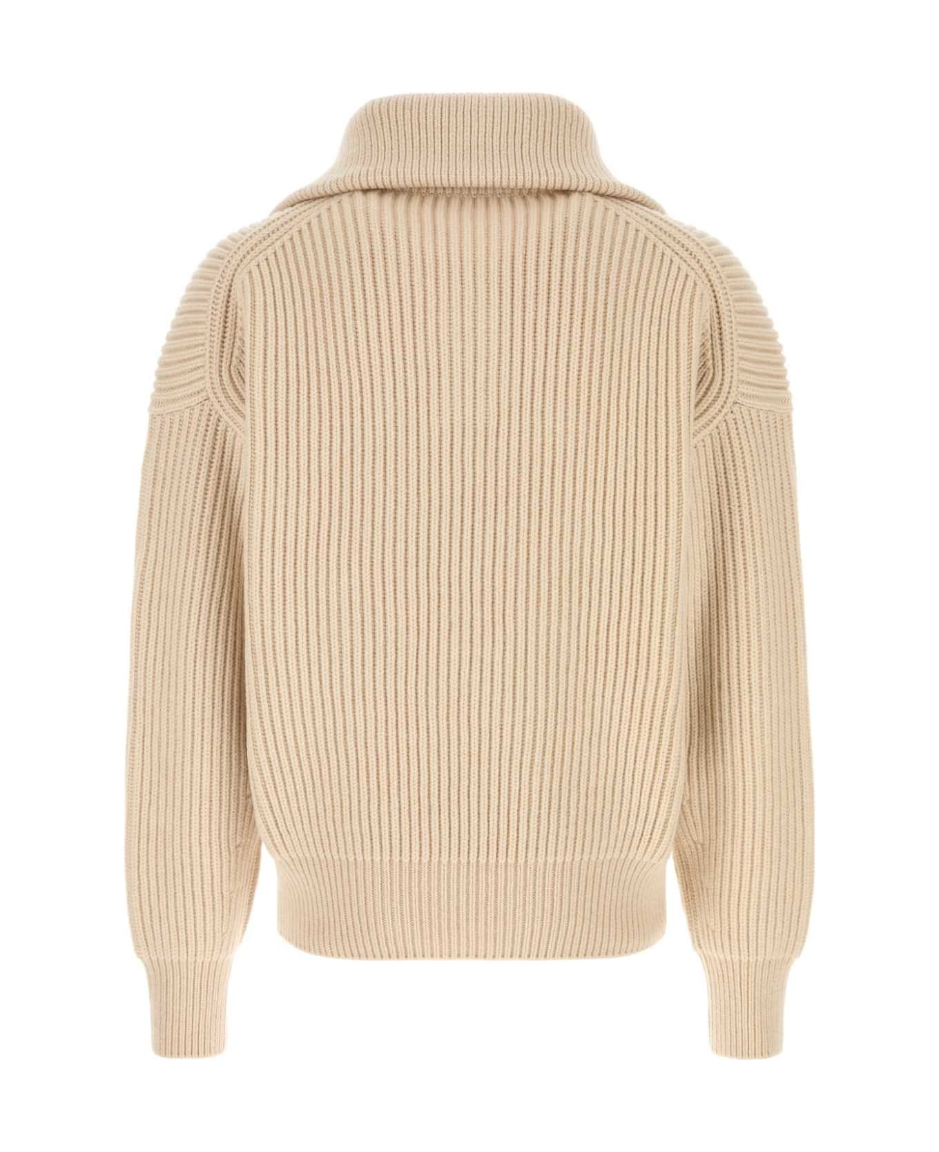 Sand Cashmere Sweater - 2