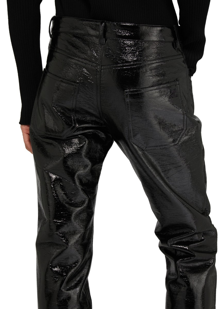 Reedition 5-pocket vinyl pants - 5