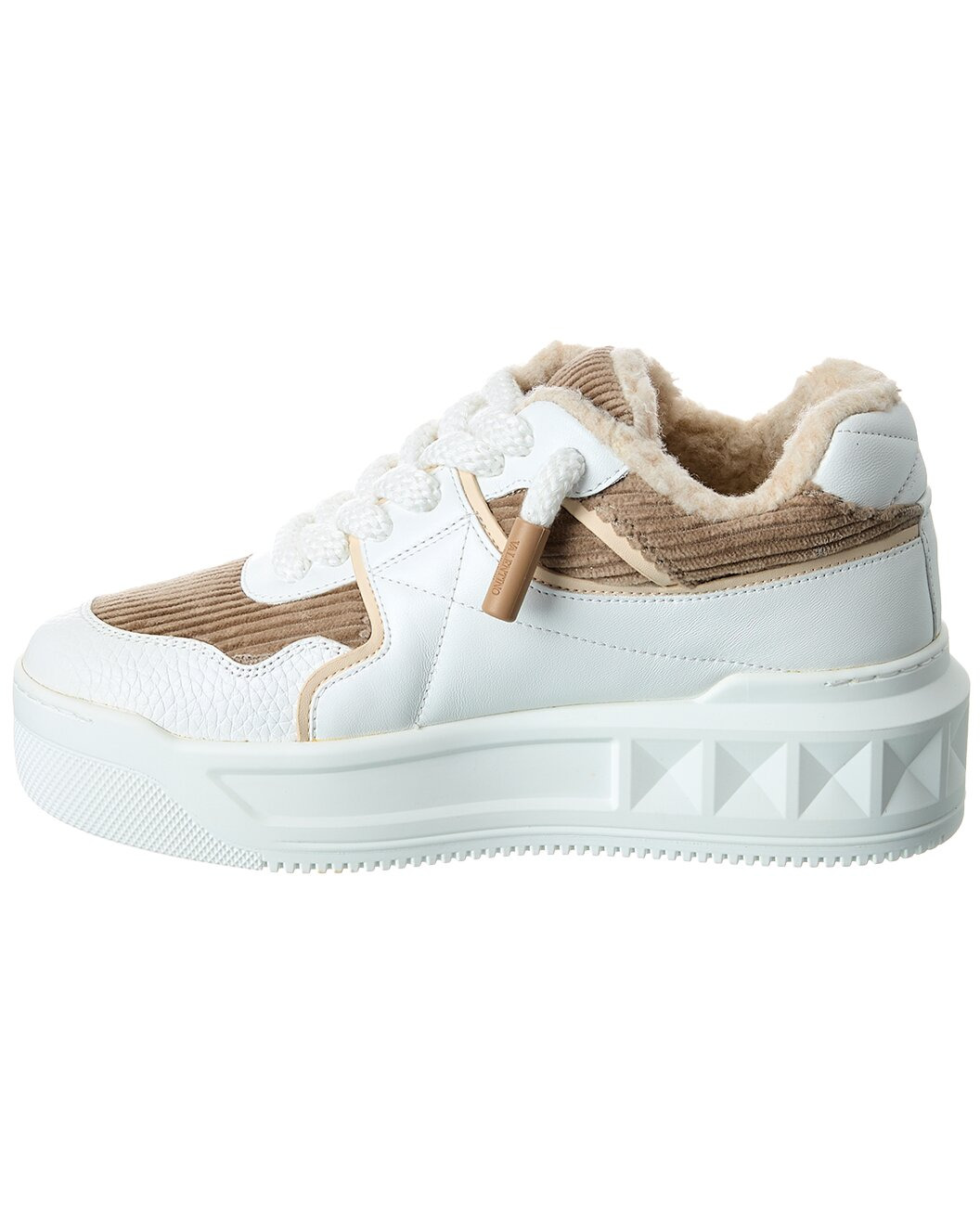 Valentino Leather Platform Sneaker - 2