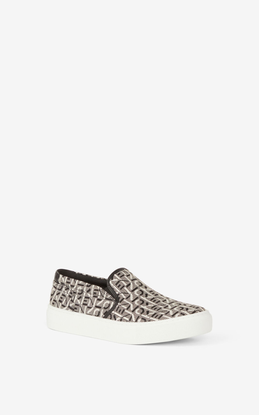K-State monogrammed slip-on trainers - 3