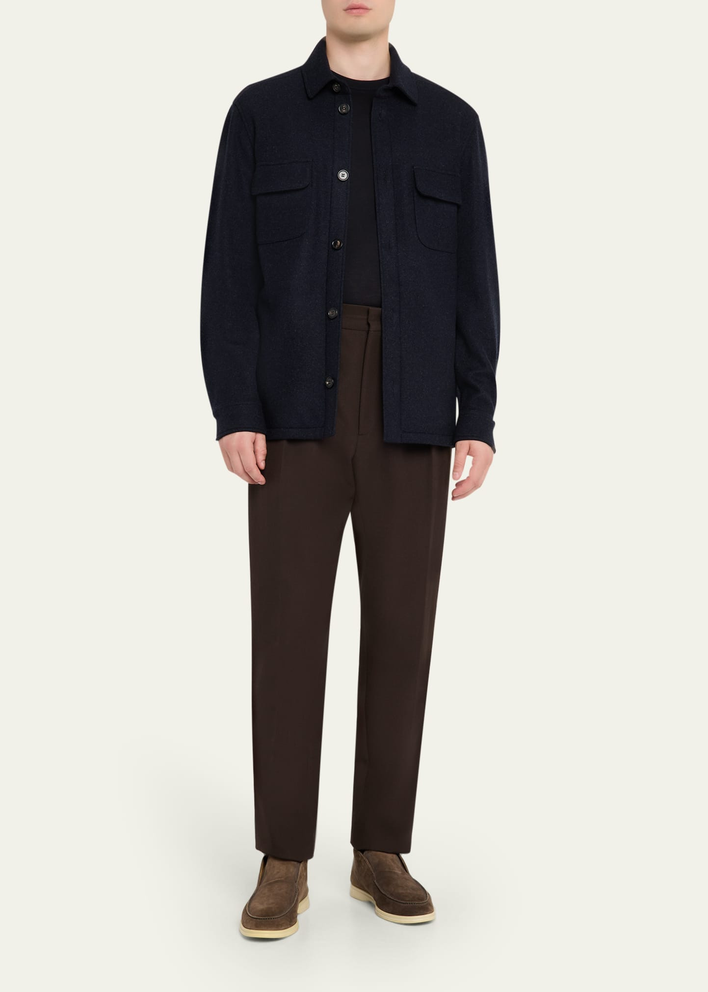 Men's LP Cashmere-Nylon Overshirt - 2