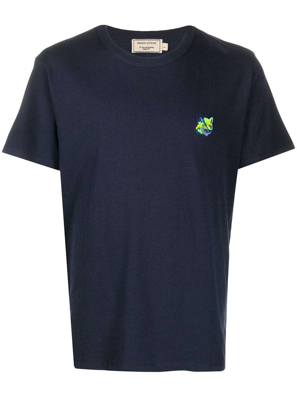 embroidered-logo cotton T-shirt - 1