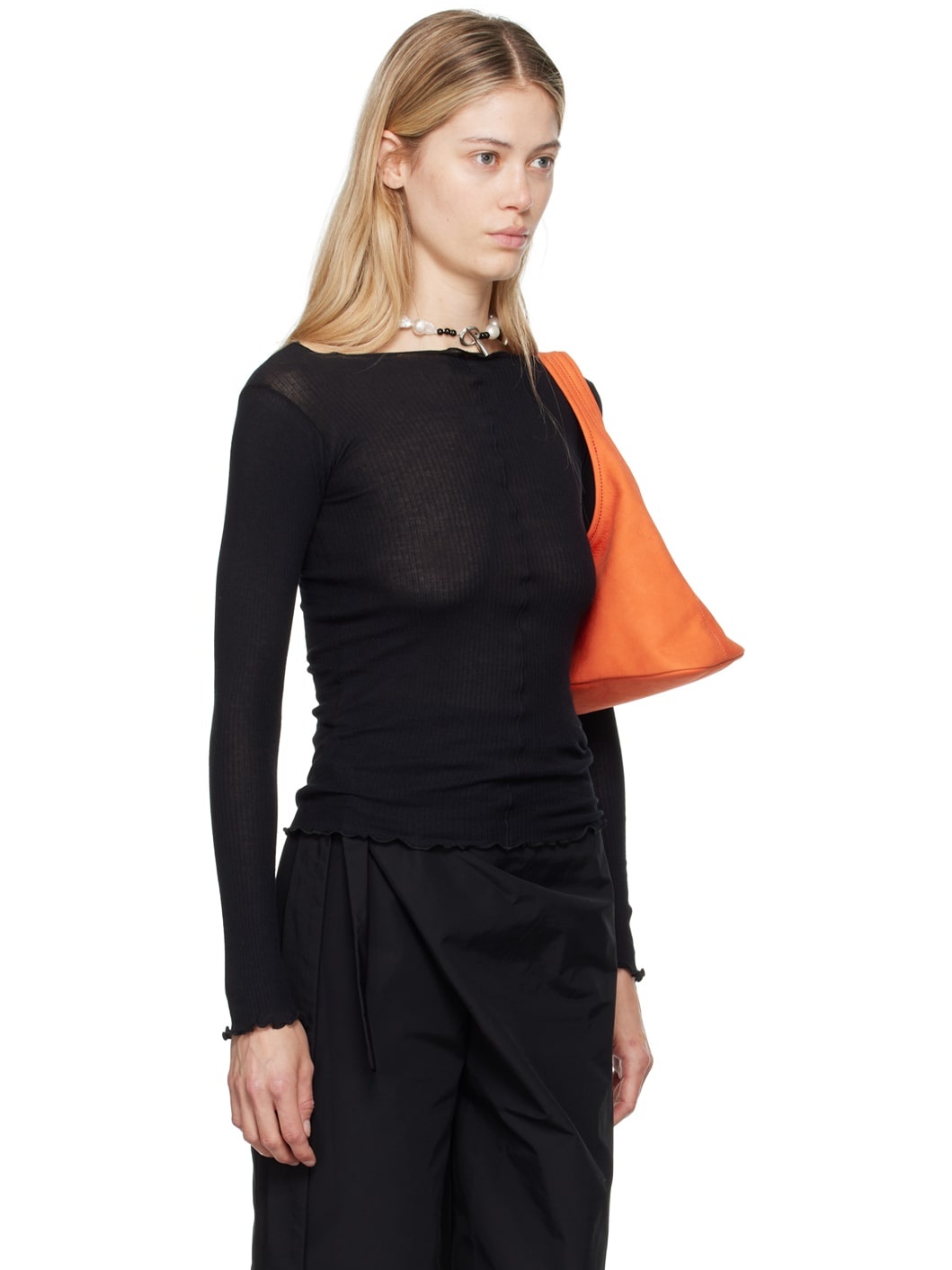 Black Pama Long Sleeve T-Shirt - 2