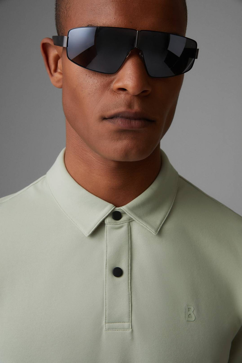 TIMO POLO SHIRT IN LIME GREEN 4