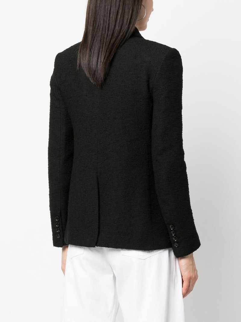 single-breasted button-fastening jacket 4
