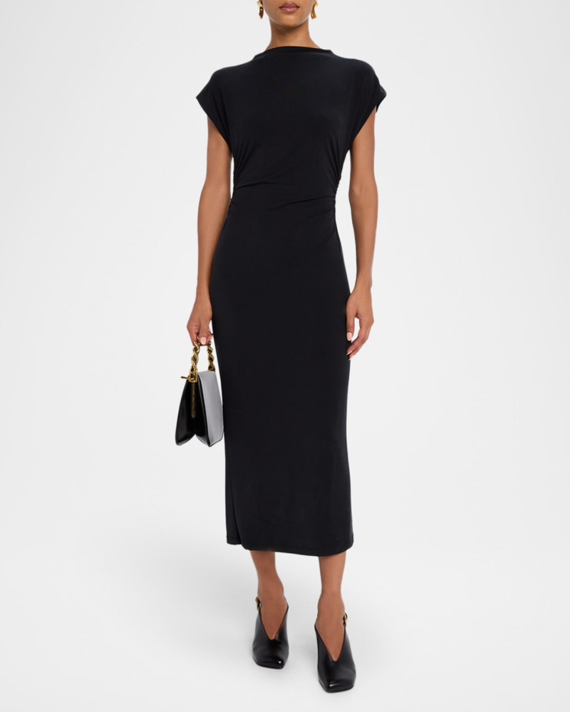 SABLYN Mesa Slouchy Mock-Neck Midi Dress outlook