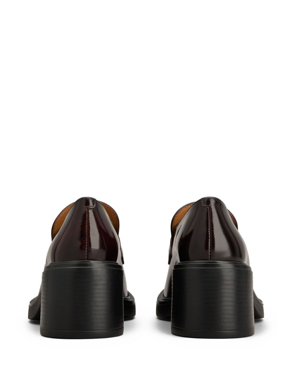 60mm leather loafers - 3