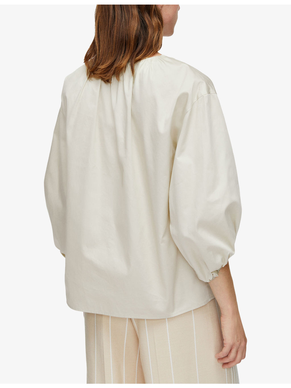Godin Balloon-Sleeved Cotton Blouse - 3