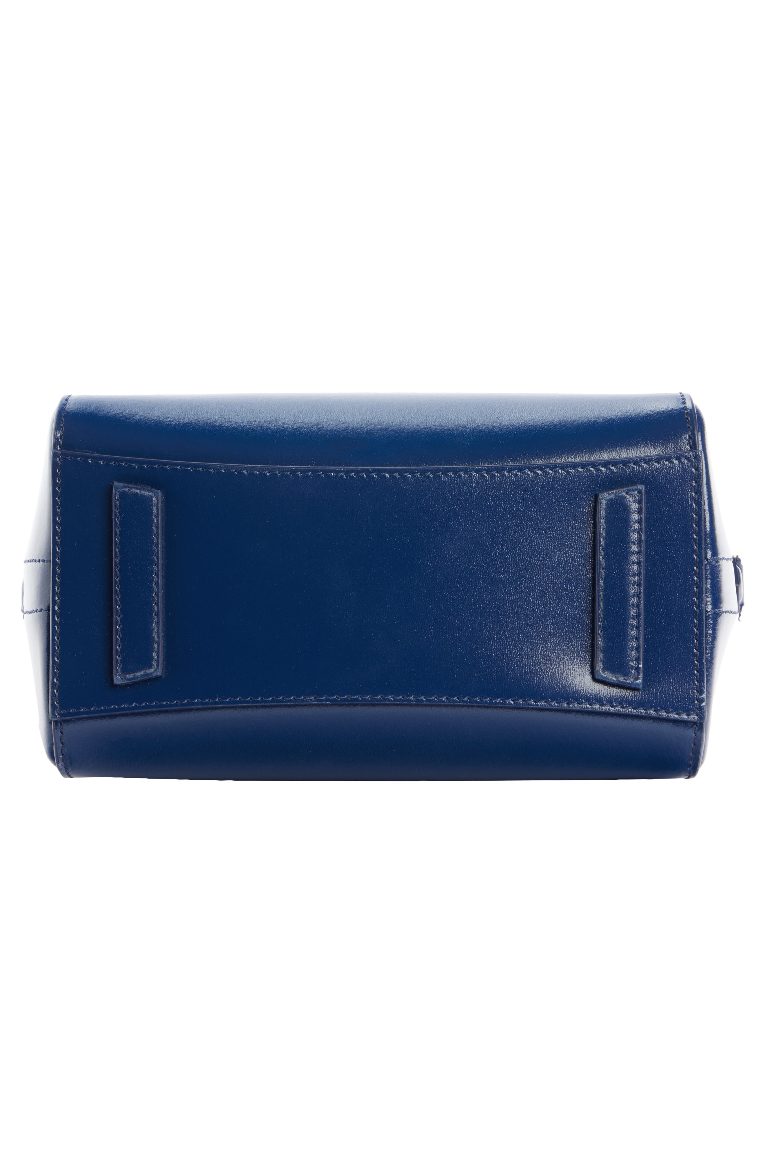 Givenchy Mini Antigona Leather Satchel in 410-Navy at Nordstrom - 5