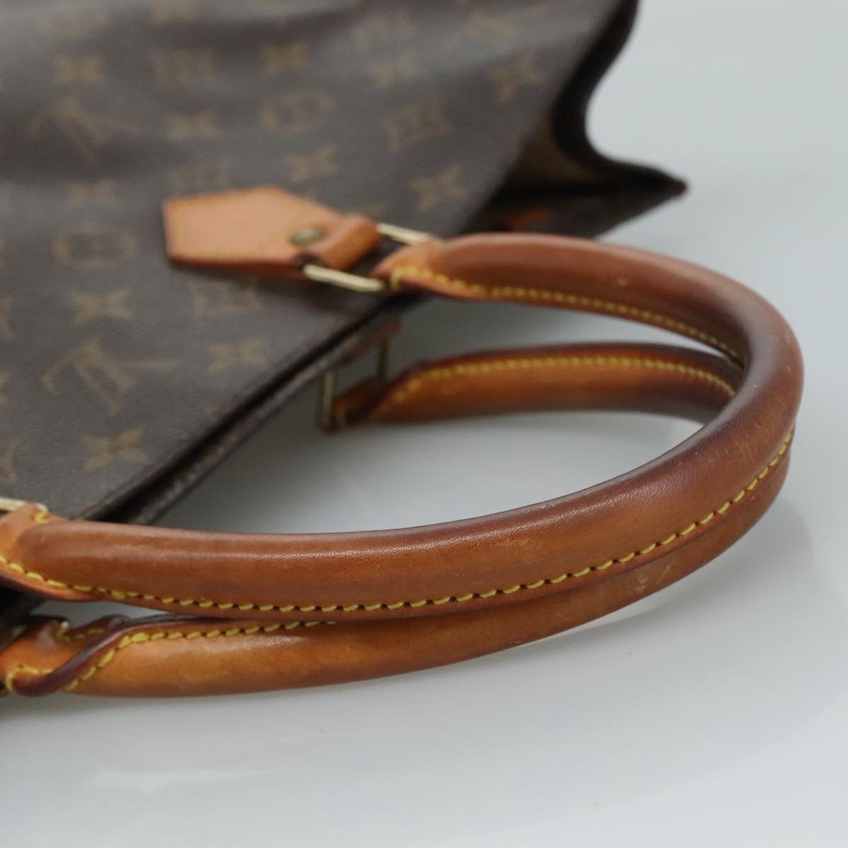 LOUIS VUITTON Monogram Sac Plat Hand Bag M51140 - 7