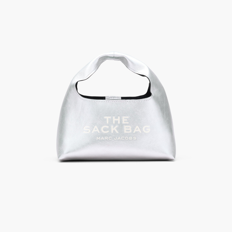 THE METALLIC LEATHER MINI SACK BAG - 1