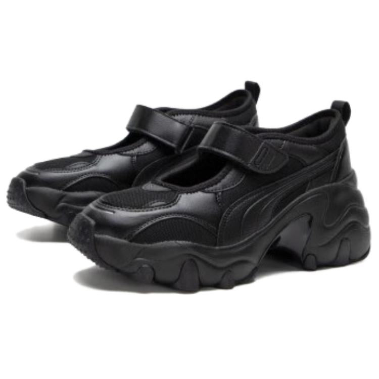 (WMNS) PUMA Pulsar Wedge Sandals 'Black' 398677-02 - 3