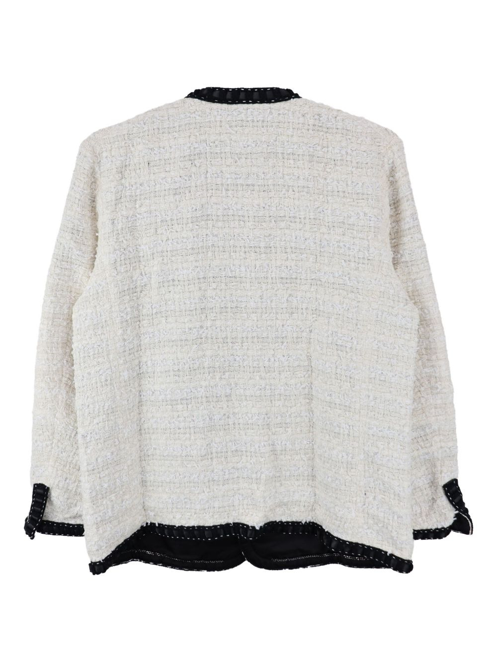 tweed trimmed jacket - 2