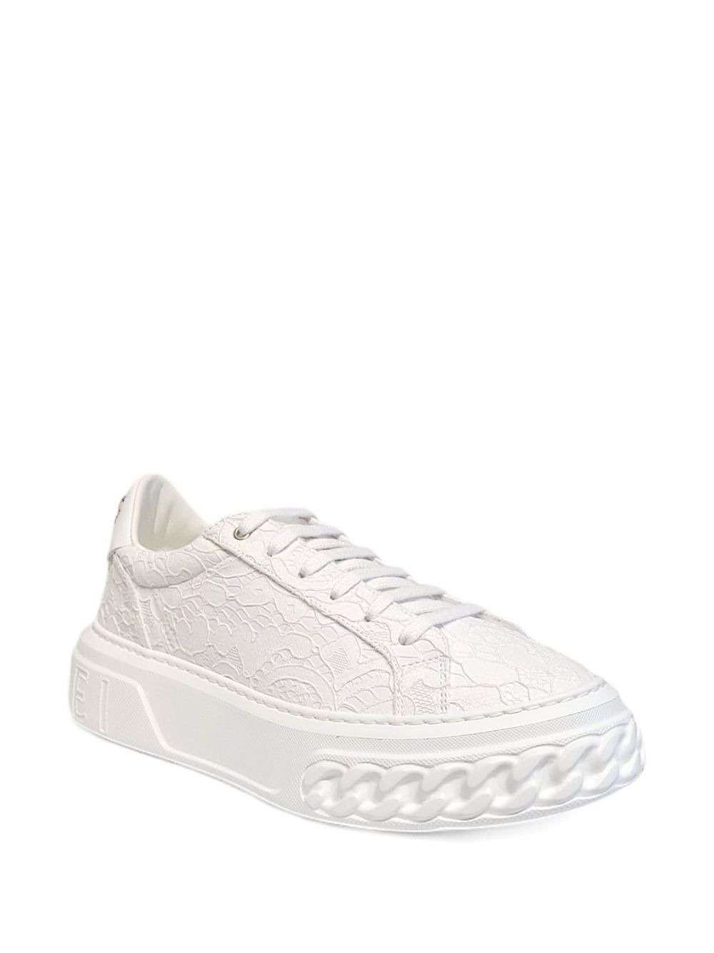 Off Road lace-effect chain-trimmed sneakers - 2