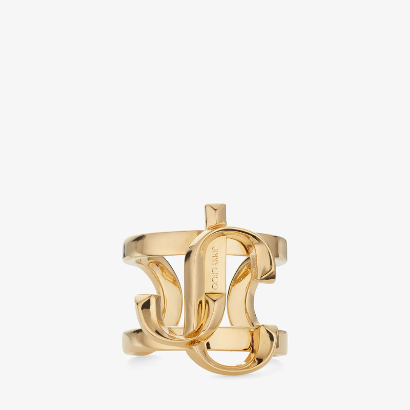 JC Monogram Ring
Gold-Finish Metal JC Monogram Ring 1