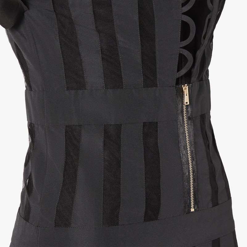 Dress Black faille dress 3