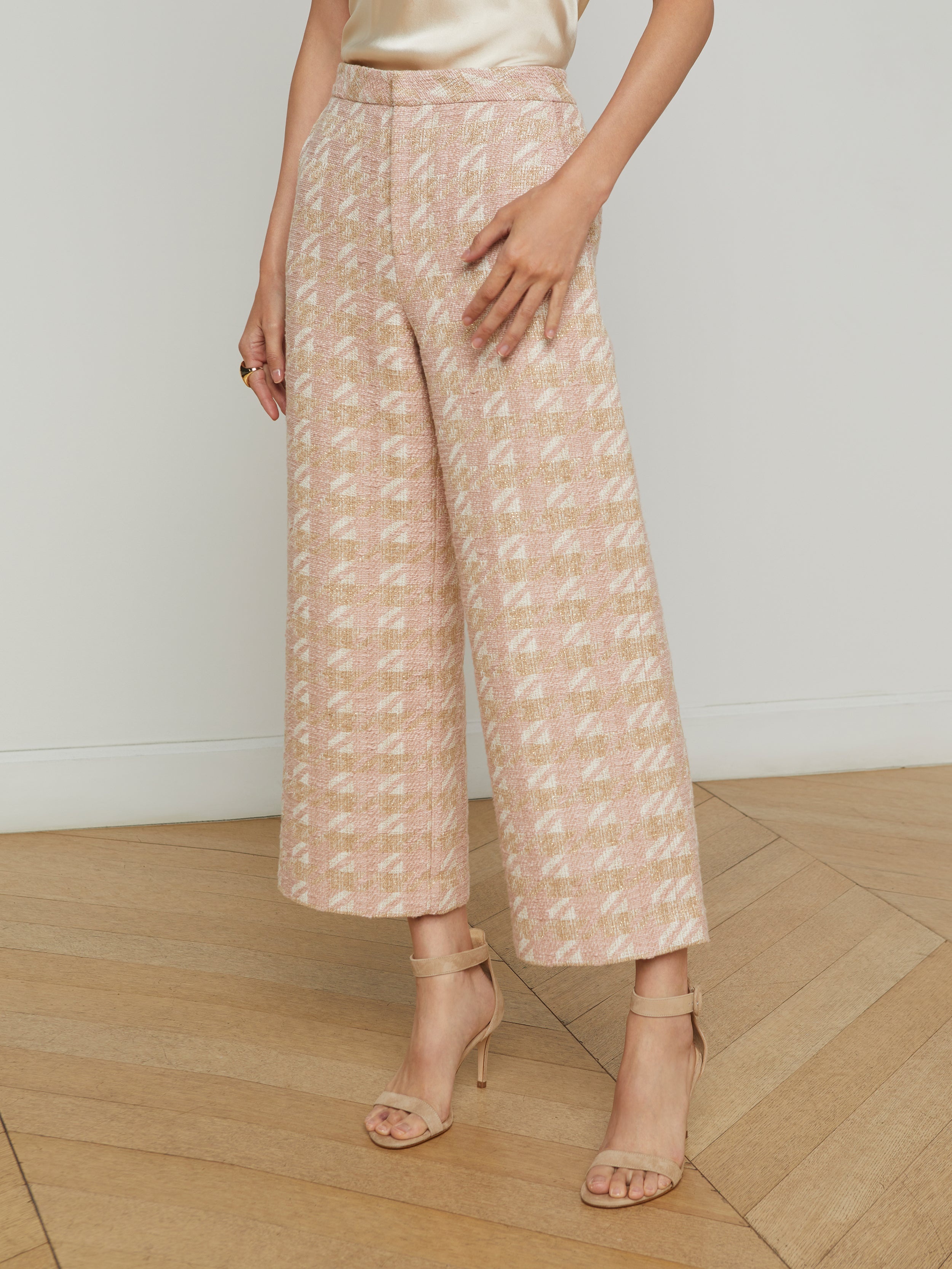 Lula Cropped Tweed Trouser - 4