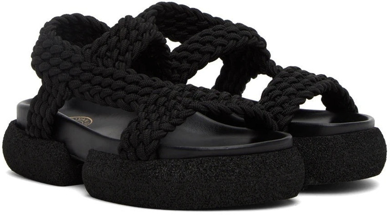 Dries Van Noten BRAIDED SANDAL (BLACK) outlook