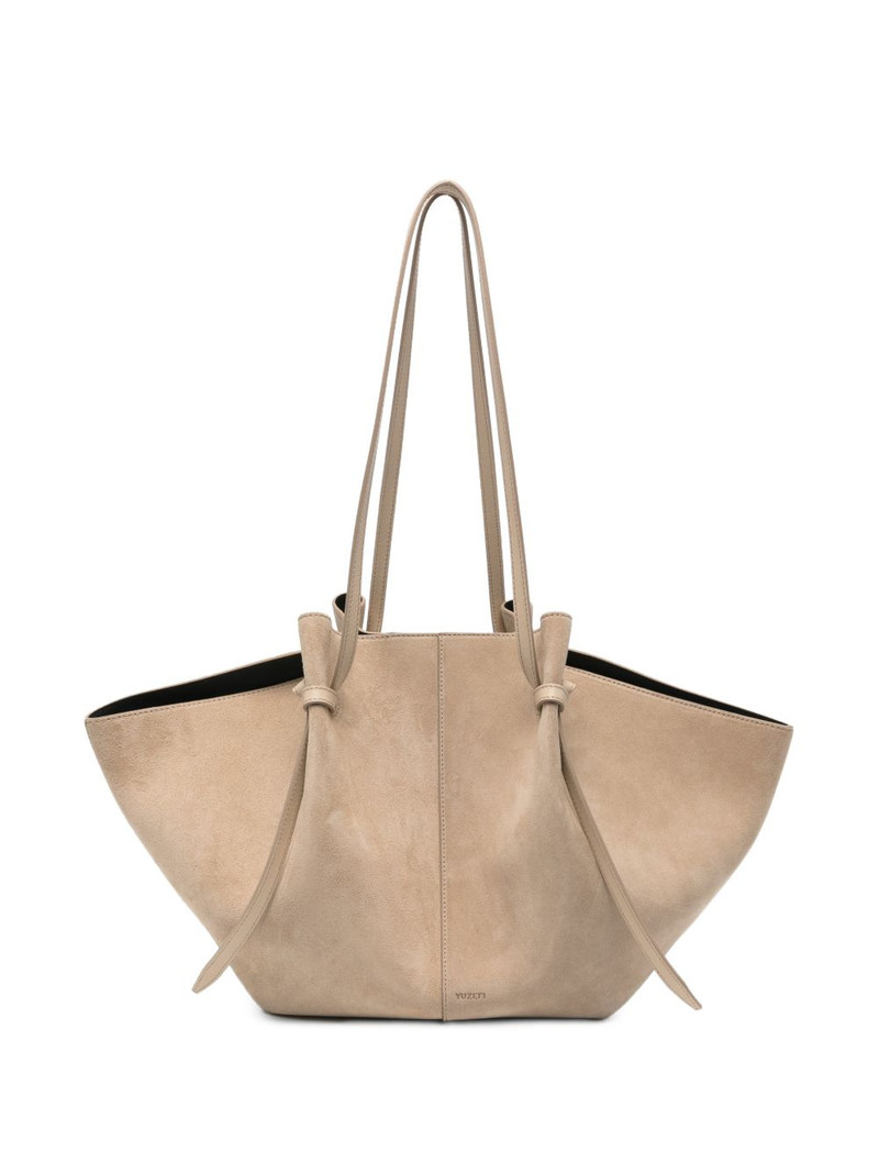 large Mochi suede shoulder bag 1