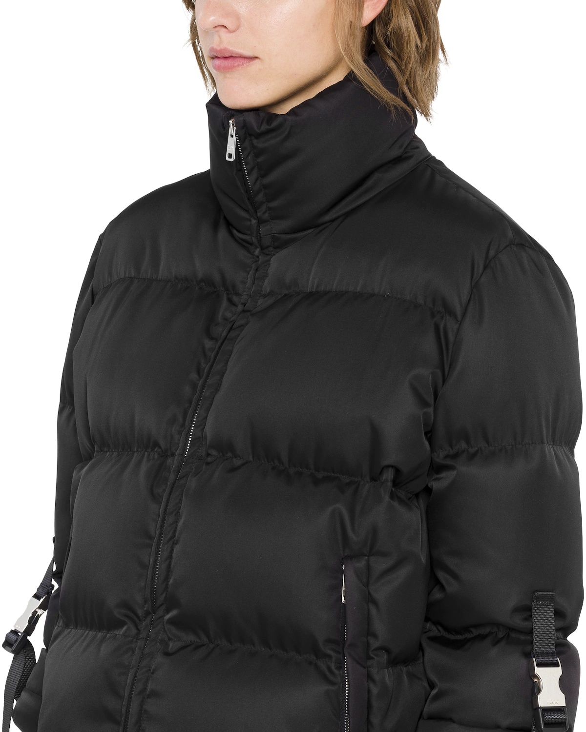 Re-Nylon gabardine puffer jacket - 5