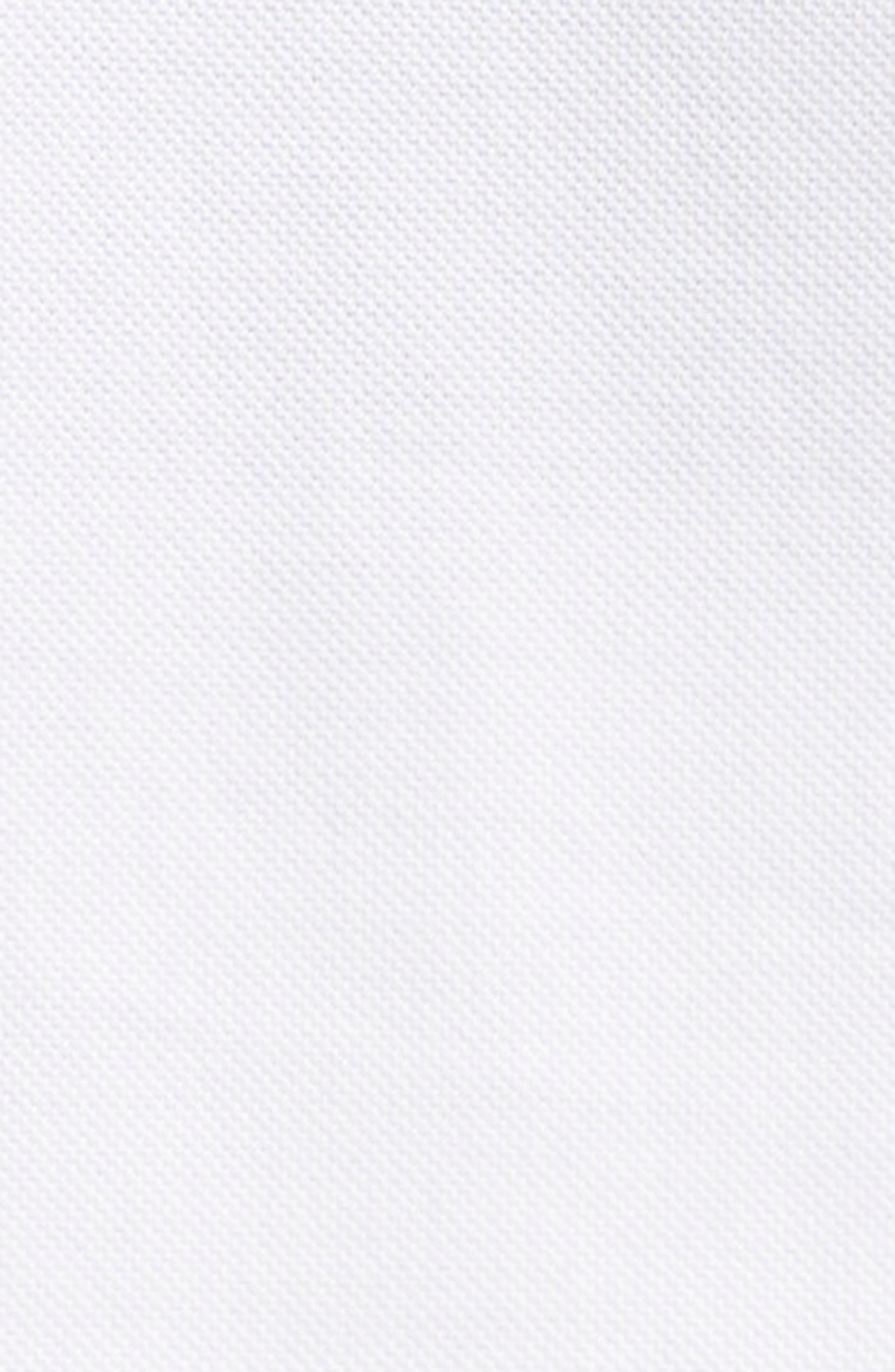 Versace Metallic Greca Collar Piqué Polo in White Antrachite at Nordstrom - 7