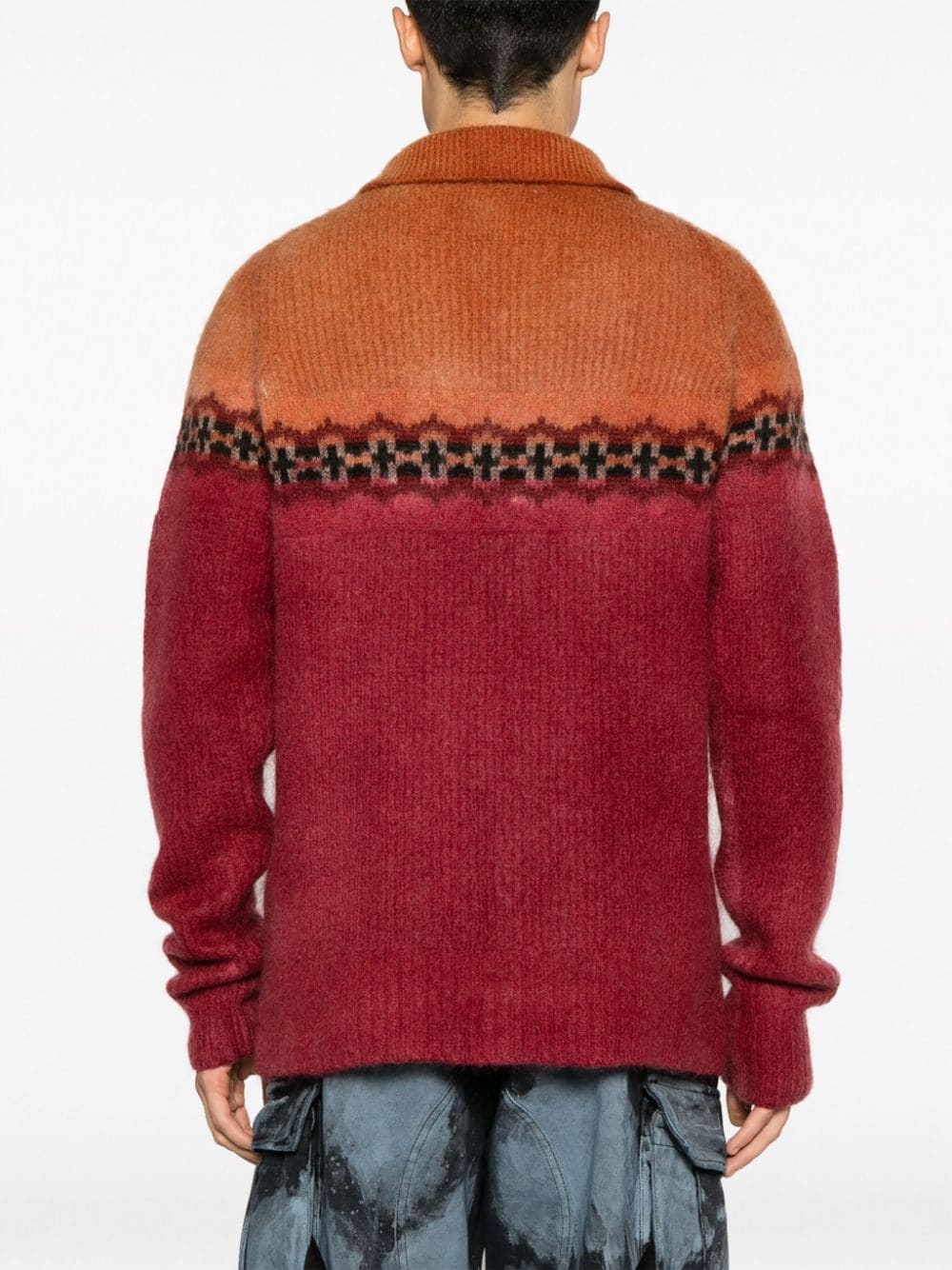 Vima intarsia-knit hoodie - 4