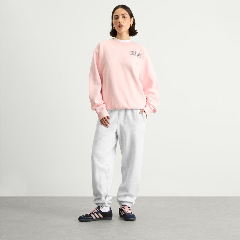 Sporty & Rich Sporty & Rich Health Script Crew Sweatshirt outlook