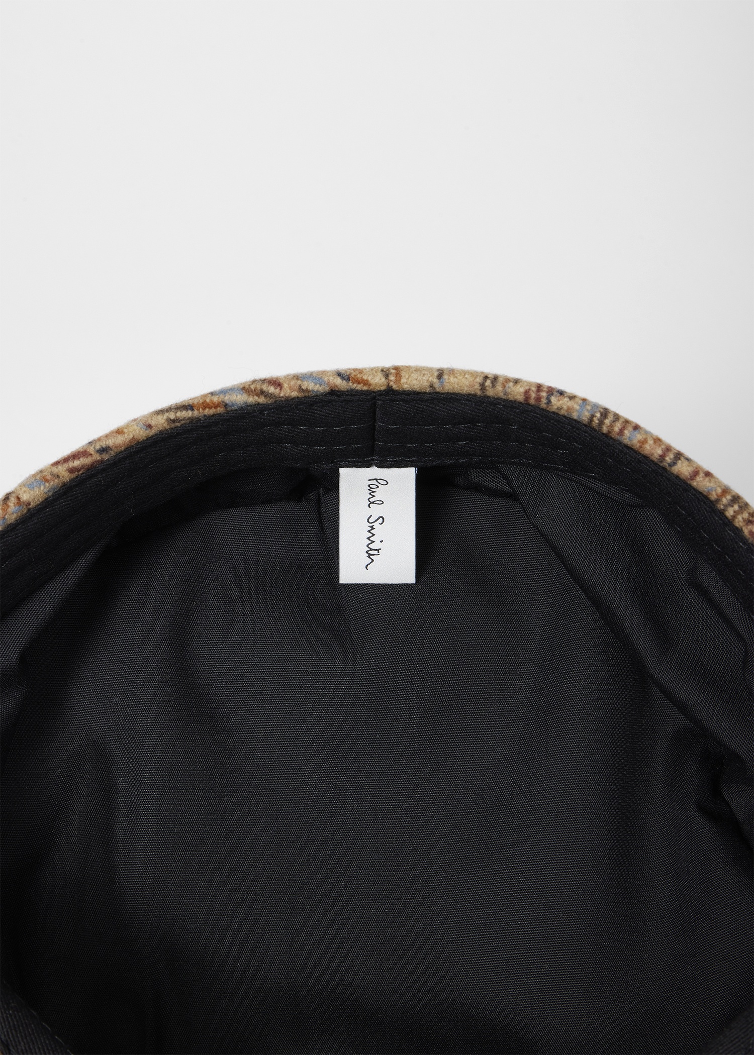 Beige 'Signature Stripe' Flat Cap - 4