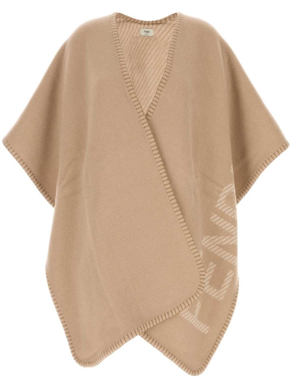 VIP【送料関税込】FENDI ROMA WOOL AND CASHMERE BLEND CAPE FENDI Fendi roma wool and cashmere blend cape | tessabit