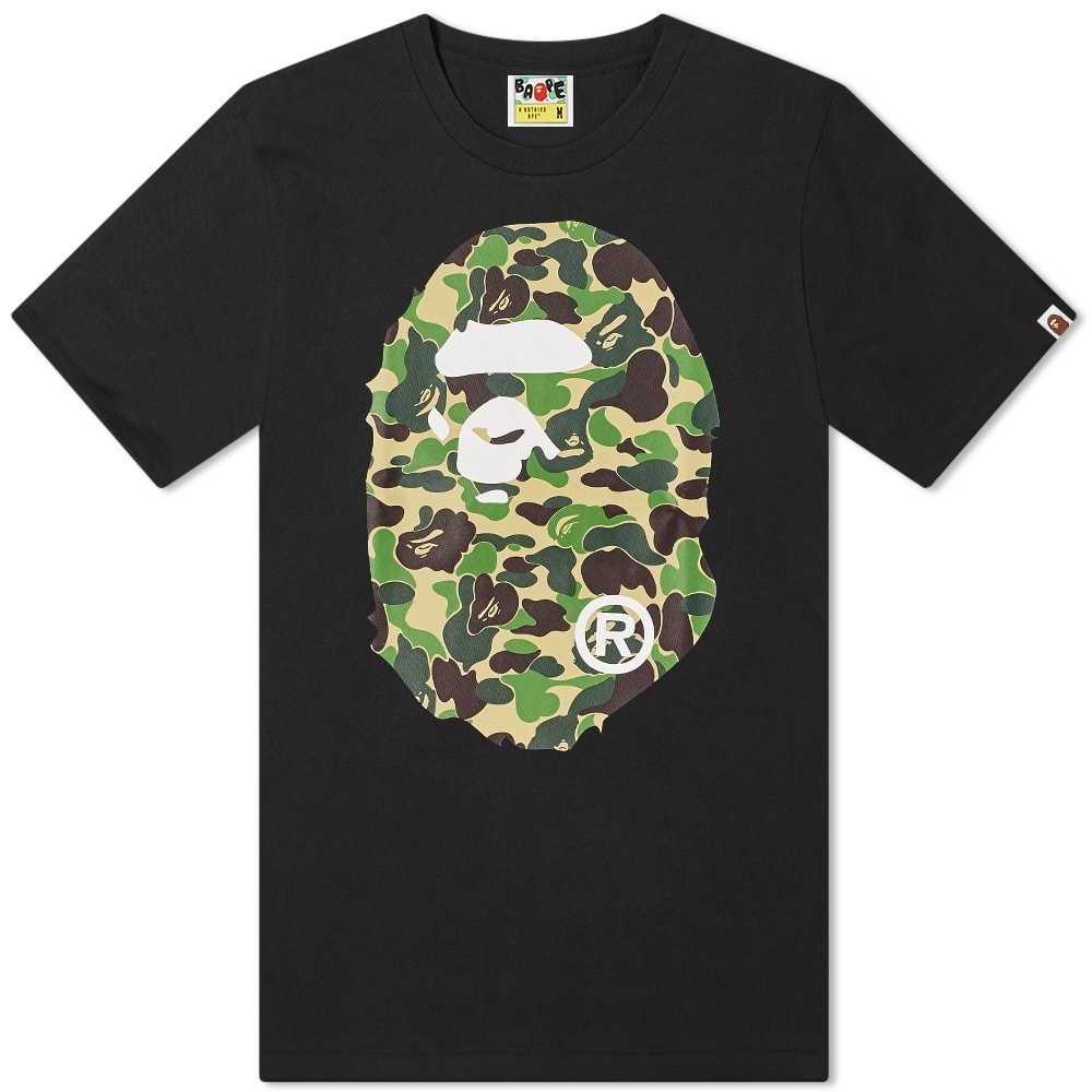 A Bathing Ape ABC Camo Big Ape Head Tee - 1