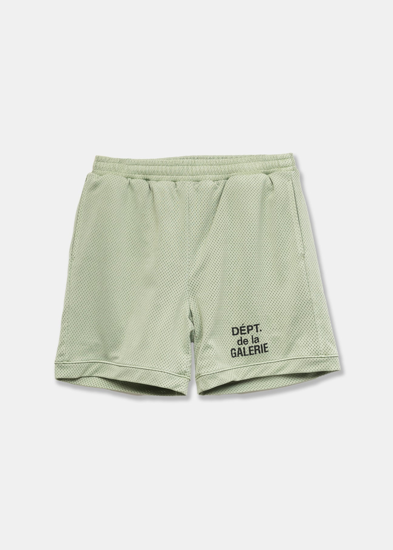 Gallery Dept French Logo Green Mesh Shorts - 1