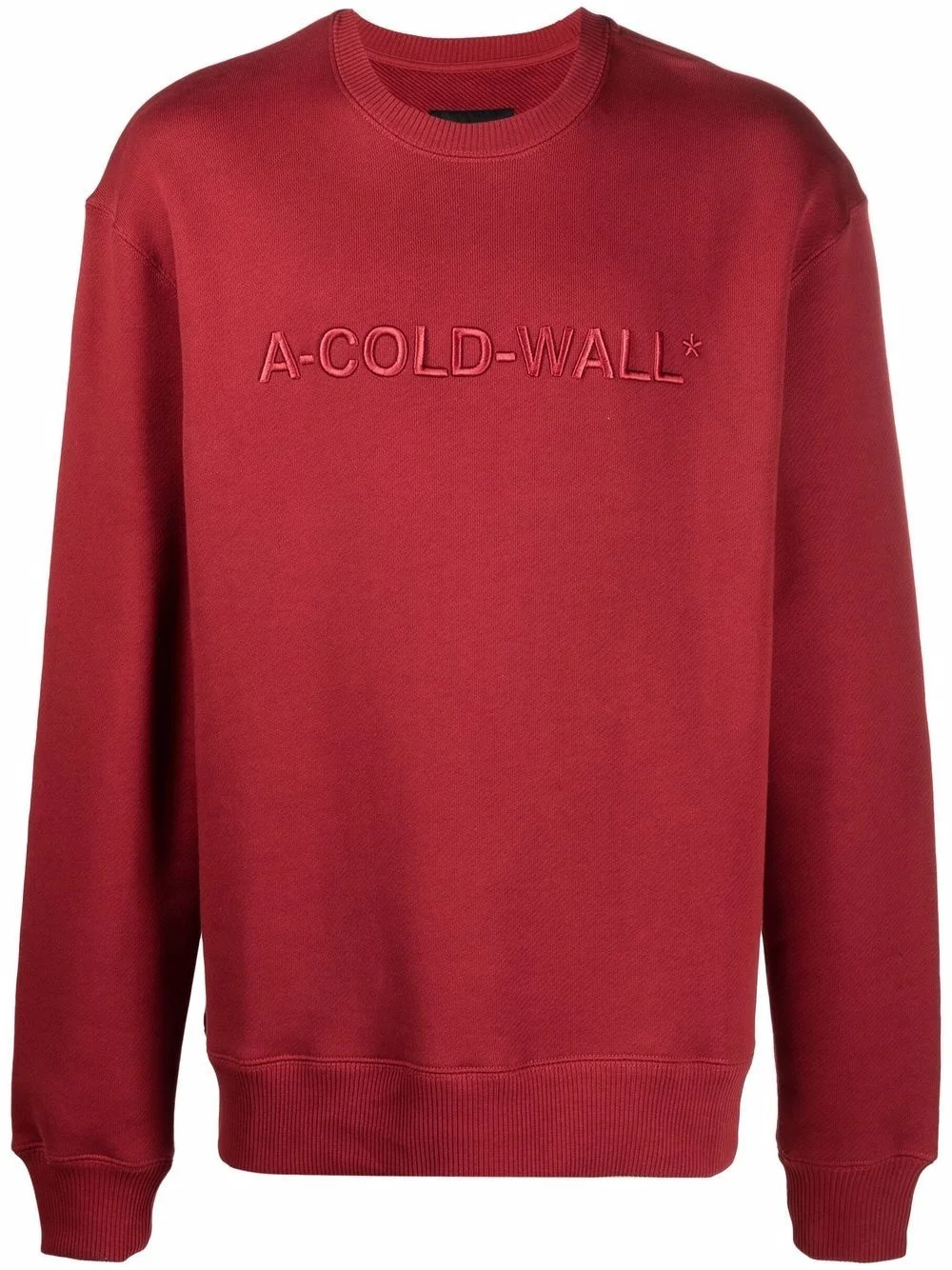 logo-embroidered cotton sweatshirt - 1