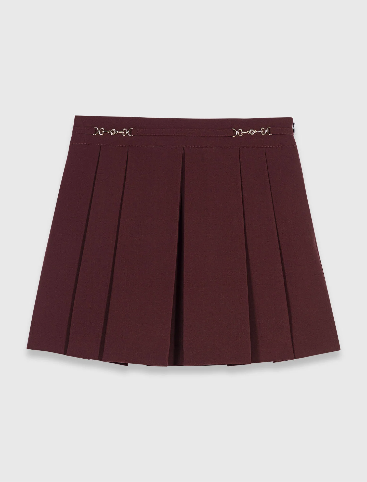 Short pleated skirt - 1