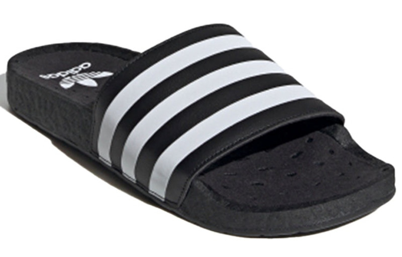 adidas Adilette Boost Slides 'Core Black White' FU9884 3