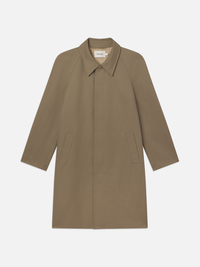 Wool Trench Coat in Light Brown 1
